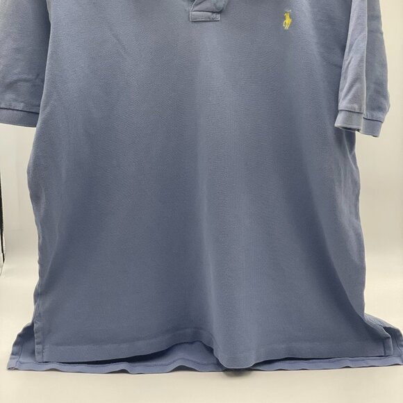 Polo Ralph Lauren Men's Light Blue with Yellow Logo, Extra Large - Picture 2 of 2